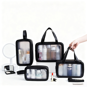 <b>Waterproof</b> Zipper Closure Reusable Eco-Friendly Makeup Storage Pouch Large Capacity Multi-functional Cosmetic <b>Bag</b> - Product Image 6