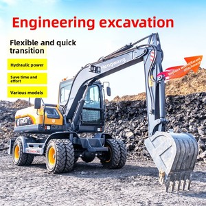 Excavatrice sur roues pour terrains agricoles inaccessibles avec vérin hydraulique <span class=keywords><strong>Bosch</strong></span> Rexroth, garantie de 6 mois - Product Image 4