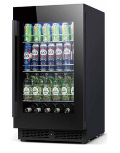 Réfrigérateur à boissons encastrable sous comptoir NE-353-P, faible niveau sonore, 154 canettes, pour bar à domicile - Product Image 1