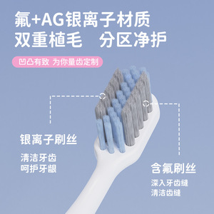 Cepillo de dientes ortodóntico con cerdas suaves en forma de U, cabezal pequeño para limpieza de aparatos dentales, cepillo de dientes manual para adultos - Product Image 5