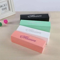 Personnalisé 4 6 12 24-Cookie Chocolat Macaron Plateau en plastique imprimé UV Durable Emballage Tiroir Boîte pour la présentation de cadeaux alimentaires