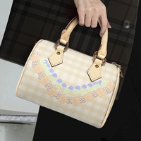 Sac à main pour femme tendance, mini sac à main en cuir de luxe, imprimé hawaïen, fermeture éclair imperméable, impression personnalisée