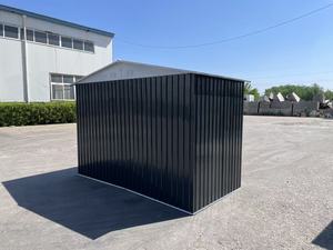 Abri <span class=keywords><strong>de</strong></span> jardin métallique 10x5 pieds avec <span class=keywords><strong>porte</strong></span> coulissante, <span class=keywords><strong>toit</strong></span> en pente, étanche <span class=keywords><strong>et</strong></span> antirouille, pour rangement extérieur DIY - Product Image 4