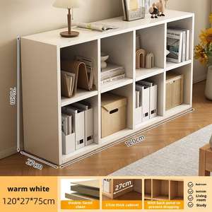 Librería de Madera de Ocho <span class=keywords><strong>Niveles</strong></span>, Estantería de Almacenamiento para Estudiantes, de Pie, para Sala de Estar, Dormitorio y Hogar - Product Image 6