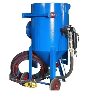 Manufacturer's discount wet water sandblasting machine movable hand spraying equipment sandblasting Tank