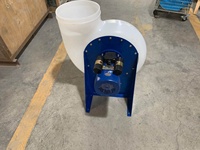 Ventilateur centrifuge autoportant de 1,5 kW, résistant aux produits chimiques, en PP, pour les usines de fabrication