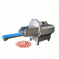 Machine à trancher et hacher la viande congelée automatique à bas prix pour steaks et cotelettes de porc, fournisseur de machines à découper le bœuf et le mouton pour usage commercial