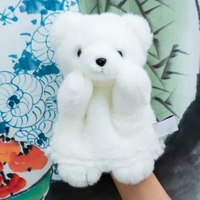 Marionnettes en peluche éducatives pour enfants : Phoques, pandas, baleines beluga, ours polaires, pingouins