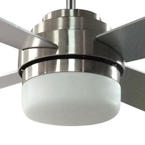 52 Inch House Decorative Air Cooling <strong>Fan</strong> Modern Brushed Nickel <strong>Ceiling</strong> <strong>Fan</strong> Light 4 Plywood Blades Include <strong>Wall</strong> <strong>Control</strong> - Product Image 4
