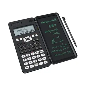Wholesale lcd writing tablet board calculate fractions calculators solar 349 functions custom scientific calculator with notepad