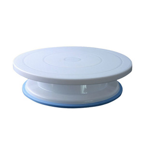 Wholesale Factory Price Turntable Cake Rotating Cake Stand 10 Inches Plastic Cake Turntable Decorating Tools