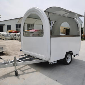 Carrito de Comida Mini, Superventas, para Exteriores, para Alimentos Congelados, con Buenas <span class=keywords><strong>Reseñas</strong></span>, para Snacks, Papas Fritas, Comida Rápida, Hecho de Fibra de Vidrio y Aluminio Duraderos - Product Image 5