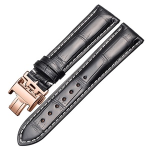 Haute qualité 15 18 <span class=keywords><strong>19</strong></span> 20 21 22 <span class=keywords><strong>mm</strong></span> véritable <span class=keywords><strong>bracelet</strong></span> de <span class=keywords><strong>montre</strong></span> en alligator pour hommes phares <span class=keywords><strong>montre</strong></span> <span class=keywords><strong>bracelet</strong></span> de <span class=keywords><strong>montre</strong></span> en cuir de crocodile - Product Image 4