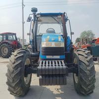 Tracteur à roues Shuangjia 100HP 4x4 d'occasion, moteur diesel 4 cylindres, remise à neuf multifonctionnelle