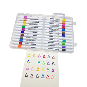 Juego de 12 Rotuladores de Pintura Acrílica de Punta de Fieltro para Graffiti, Personalizables, para Tela, Madera, Vidrio, Cerámica, Papel, Pintura en Roca - Product Image 2