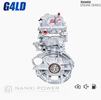 Nuovo Motore G4LD 1.4T Benzina Euro 6 103kW Long Block per Elantra Lafesta Ix35 K3