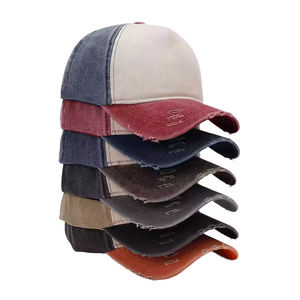 Cappello <span class=keywords><strong>a</strong></span> 5 Pannelli Personalizzato con Logo Stampato o Ricamato, Stile Sportivo in Cotone Lavato Effetto Vissuto, Berretto da Baseball per <span class=keywords><strong>Uomo</strong></span> e <span class=keywords><strong>Donna</strong></span>, Look Formale - Product Image 1