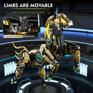 Bộ đồ chơi lắp ráp mô hình ngựa sáng tạo bằng nhựa ABS, đồ chơi xếp hình giáo dục cho trẻ em, 13088 - Product Image 4