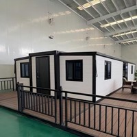 Casa Contenedor Expandible Moderna de Alta Calidad, Casa Móvil Modular Prefabricada