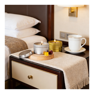 Vela aromática de marca en frasco con caja de regalo, mezcla de soja premium para decoración del hogar, colección de distribución para boutiques. - Product Image 6