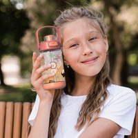 Offre Spéciale – Gourde Portable pour Enfants de 500 ml, Anti-fuite, Sans BPA, en PS, avec Paille, Idéale pour la Gym et les Activités de Plein Air