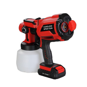 Pistola de pulverización CX34 de 13 oz con batería de litio, pulverizador de pintura eléctrico inalámbrico para uso doméstico y bricolaje. - Product Image 4