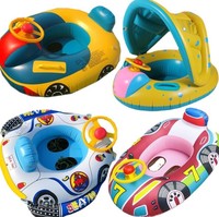 Anneau de natation gonflable pour enfants, en Pvc, en forme d'animal, avec siège de sécurité, Offre Spéciale