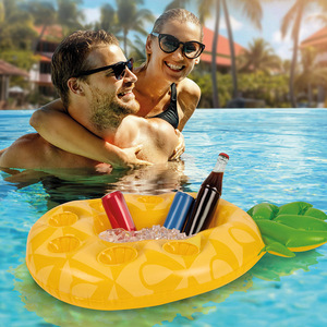 <b>Inflatable</b> Palm Tree Beverage Cooler Floating Drink Holder <b>Pool</b> Party <b>Float</b> 50x70cm PVC Outdoor Use - Product Image 3