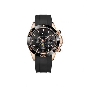 Montre-bracelet de luxe de haute qualité, multifonctionnelle, automatique, mécanique, pour hommes, bracelet en acier inoxydable - Product Image 3