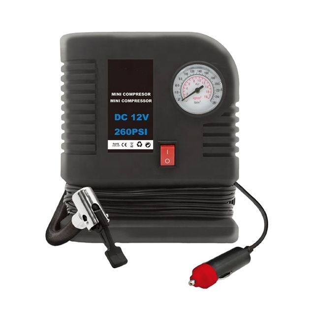 12v Tire Inflator High Pressure Mini Air Compressor Portable Air Pump for Car Tires for Car