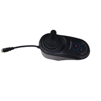 Pengontrol Joystick Kursi Roda Elektrik 24V 250W Sistem Kontrol Motor Tahan Air IP67 dengan Rem Elektromagnetik