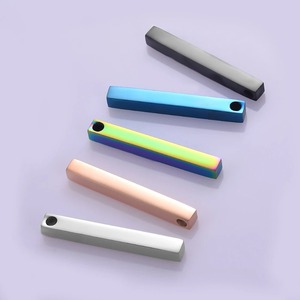 Colgante de Identificación Rectangular de Acero Inoxidable Hipoalergénico en 5 Colores, Placas de Identificación para Perros en Blanco, Dijes para Collares, Accesorios de Joyería DIY al por Mayor - Product Image 6