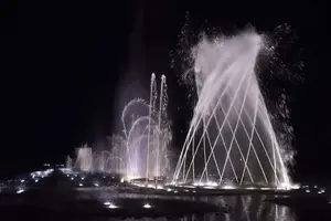Hot Sale Large Musical Water Fountain Project Outdoor Water Dancing Fountains