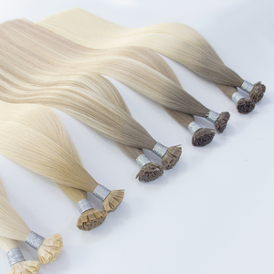 Extensiones <span class=keywords><strong>de</strong></span> Cabello Virgen Ruso Pre-Adheridas Personalizables con Punta Plana Ombre <span class=keywords><strong>de</strong></span> Doble Trama Hechas a Máquina <span class=keywords><strong>de</strong></span> Fábrica <span class=keywords><strong>de</strong></span> Qingdao - Product Image 1
