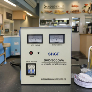 Servomotor <span class=keywords><strong>SVC</strong></span> 3000VA 5000VA AVR 110V 220V AC Protección de retardo monofásico Reguladores de voltaje automáticos Estabilizadores - Product Image 1
