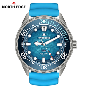 NORTH EDGE TRITON-TI <span class=keywords><strong>Orologio</strong></span> al Quarzo da Uomo <span class=keywords><strong>in</strong></span> Lega di <span class=keywords><strong>Titanio</strong></span> Aeronautico Premium per Sport all'Aperto, con Ricarica Solare, Misuratore e Timer, Regalo Maschile - Product Image 1