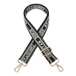 ウェビングバッグストラップショルダーストラップ無地キャンバスコットン生地ベルトストラップハンドバッグ用カスタム - Product Image 2