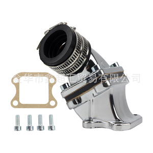 Conector de colector de admisión de motocicleta Zuqing, adaptador de carburador universal de 18 mm para piezas de modificación de rendimiento Jog 50 - Product Image 3