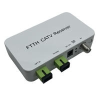 Receptor de TV por Cable Digital FTTH CATV, Mini EDFA RFOG, LNB Óptico de Fibra, LNB Óptico de 1310nm 1550nm, Receptor Óptico Satelital