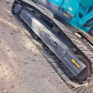 Excavatrice KOBELCO SK200 modèle 2022, couleur turquoise, d'occasion, robuste, 20 tonnes, capacité de la benne de 0,53 m³, équipement de construction - Product Image 3
