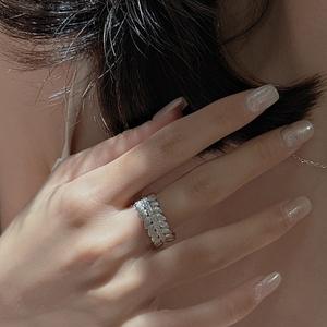 Anillo de Plata de Ley S925 con Diseño de Nicho, Estilo Antiguo de Lujo Ligero, Anillo Básico de Moda con Espiga de Trigo, Venta al por Mayor - Product Image 3