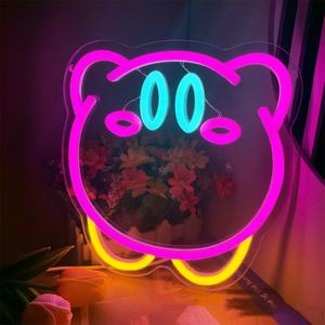 Elfe néon à dos sculpté Snoopy Laurel Dog LED lumières décoratives en silicone flexible - Product Image 1