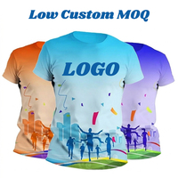 Camiseta Deportiva de Punto Formal de Secado Rápido con Logotipo Personalizado para Hombre, Ligera, para Correr Maratones, Manga Corta, con Estampado Personalizado