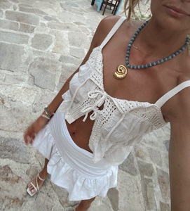 Collana di ciondoli con <span class=keywords><strong>perline</strong></span> con perle d'acqua dolce placcata in oro per donne, - Product Image 2