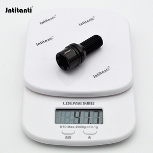 Jntitanti cường độ cao chống trộm Titan bánh xe Bolt khóa M14 * 1.25*28mm đua xe gr.5 KEY điều kiện mới - Product Image 5