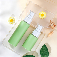 Bouteilles distributrices de lotion et crème pour le visage en plastique PET de 30 ml et 60 ml - Contenants de voyage vides de petite capacité