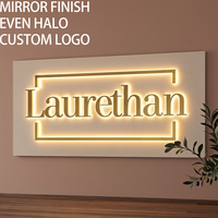 Lettres en relief personnalisées sans cadre, étanches, multicolores à LED pour enseigne de magasin intérieur