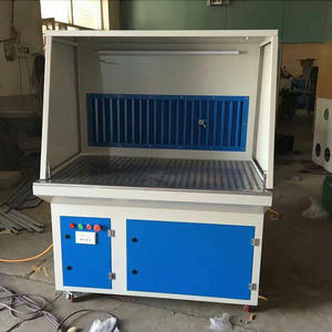 Industriële afzuigtafel voor slijpen, metaalpolijsten, stofafzuiging, stalen frame, nieuwe stofafzuiger - Product Image 2