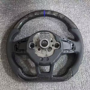 Volante de fibra de carbono de envío <span class=keywords><strong>r</strong></span>ápido con paletas magnéticas para Volkswagen <span class=keywords><strong>Golf</strong></span> MK8 CC GTI <span class=keywords><strong>R</strong></span>, <span class=keywords><strong>interior</strong></span> modificado - Product Image 4