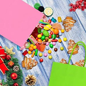 40 Bolsas de Papel Kraft para Regalos, 10 Colores, Bolsas Pequeñas para Regalos al por Mayor con Asas, Bolsas de Regalos para Fiestas Infantiles, Celebraciones, Ba - Product Image 5